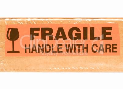 Fragile vintage