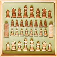 Chess picture vintage