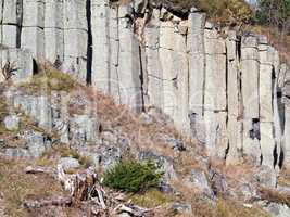 Basalt columnar jointing