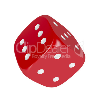 Dice isolated on white