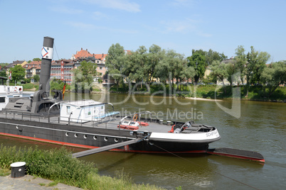 Raddampfer in Regensburg