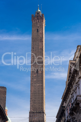 Torre degli Asinelli symbol of Bologna