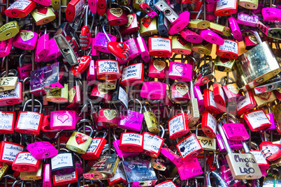 Love Padlocks in Verona