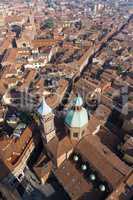View of the old town of Bologna