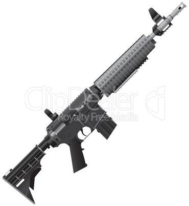 Automatic rifle for operational work