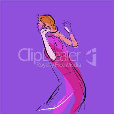 Woman dancing