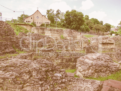 Roman Theatre in Mainz vintage