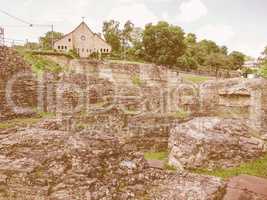 Roman Theatre in Mainz vintage