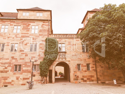 Altes Schloss (Old Castle), Stuttgart vintage