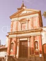 Santa Croce church, Rivoli vintage