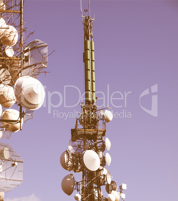 Communication tower vintage