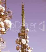 Communication tower vintage