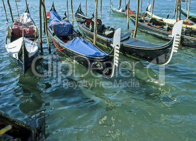 Gondolas, Venice, Italy