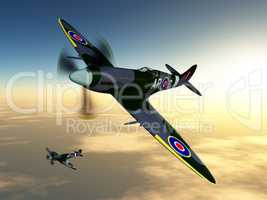 Britische Jagdflugzeuge aus dem Zweiten Weltkrieg