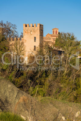 Tower of the Abbazia di Monteveglio