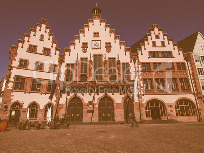 Frankfurt city hall vintage