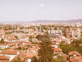 Turin panorama vintage