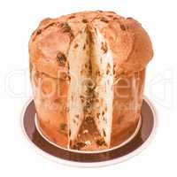 Retro looking Panettone bread