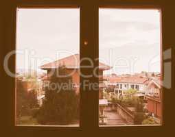 Window view vintage