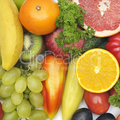 fresh fruits and vegetables