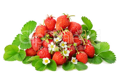 strawberry isolated on a white