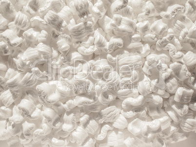White polystyrene beads background