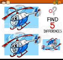 differences task cartoon illustration