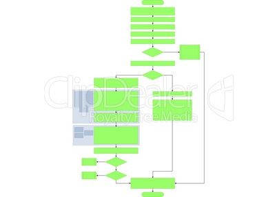 Diagramm Flowchart Illustration Business