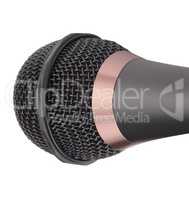 dynamic microphone isolated