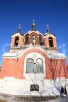 church in the winter daytime