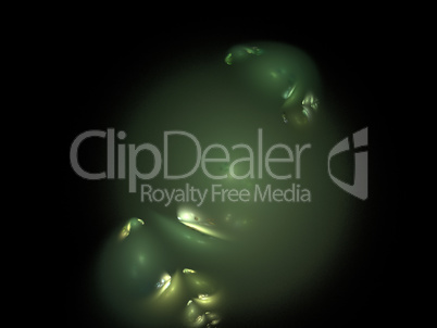 image of one Digital Fractal on Black Color image of one Digital Fractal on Black Color
