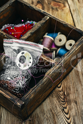 Outdated sewing kit