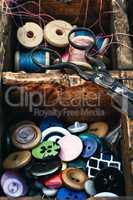 Outdated sewing kit