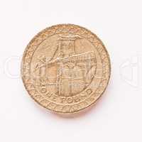 UK 1 Pound coin vintage