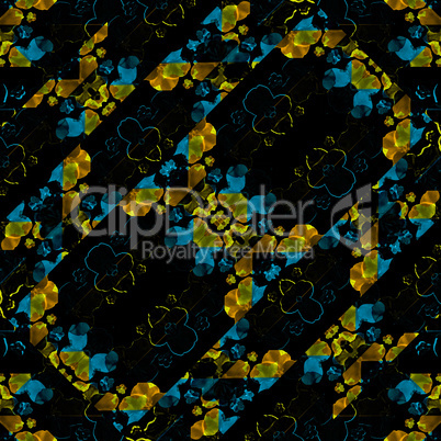 Ornate Collage Pattern Background