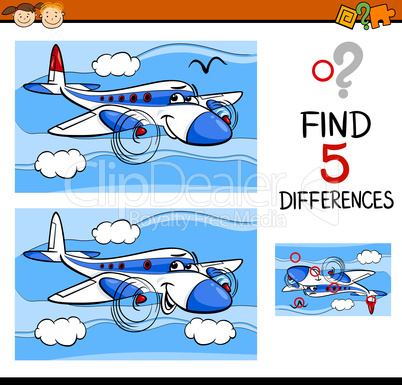 find the differences task