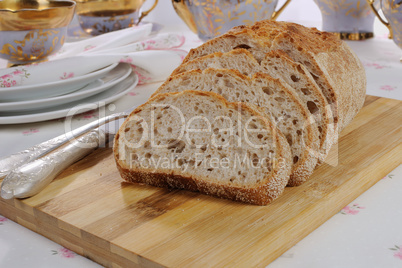 oat bread slices