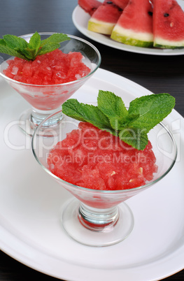 Watermelon sorbet