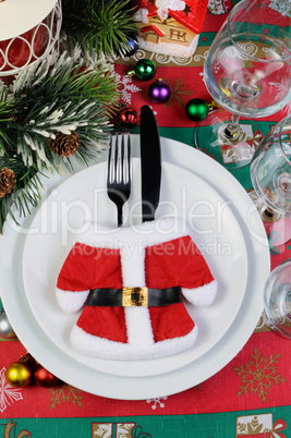 Fragment of the Christmas table