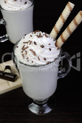 Milkshake with whipped cream