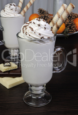 Milkshake with whipped cream