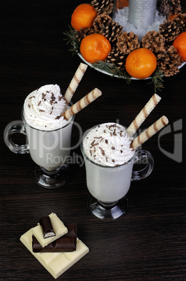 Milkshake with whipped cream