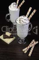 Milkshake with whipped cream