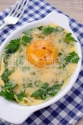 baked spinach and cheese