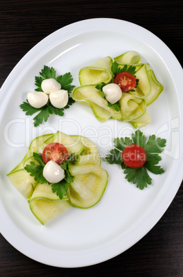 Appetizer of zucchini