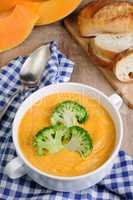 Pumpkin soup puree