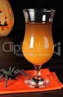Drink from a pumpkin on Halloween