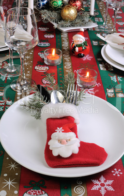 The idea of serving the New Year table