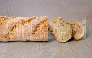 Baguette with cereals