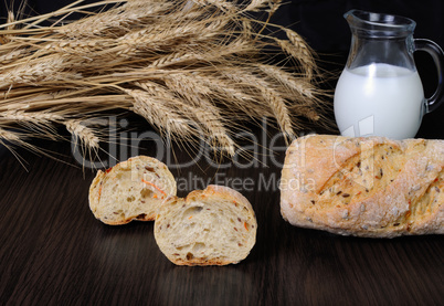 Baguette with cereals